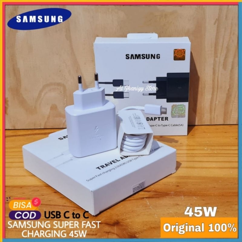 Jual Charger Samsung Galaxy Z Fold Original Super Fast Charging W C To C Shopee Indonesia