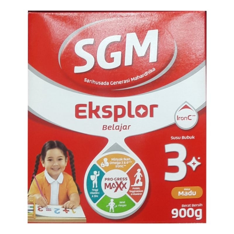 Jual SGM EKSPLOR 3+ 900 GR MADU VANILA COKLAT | Shopee Indonesia