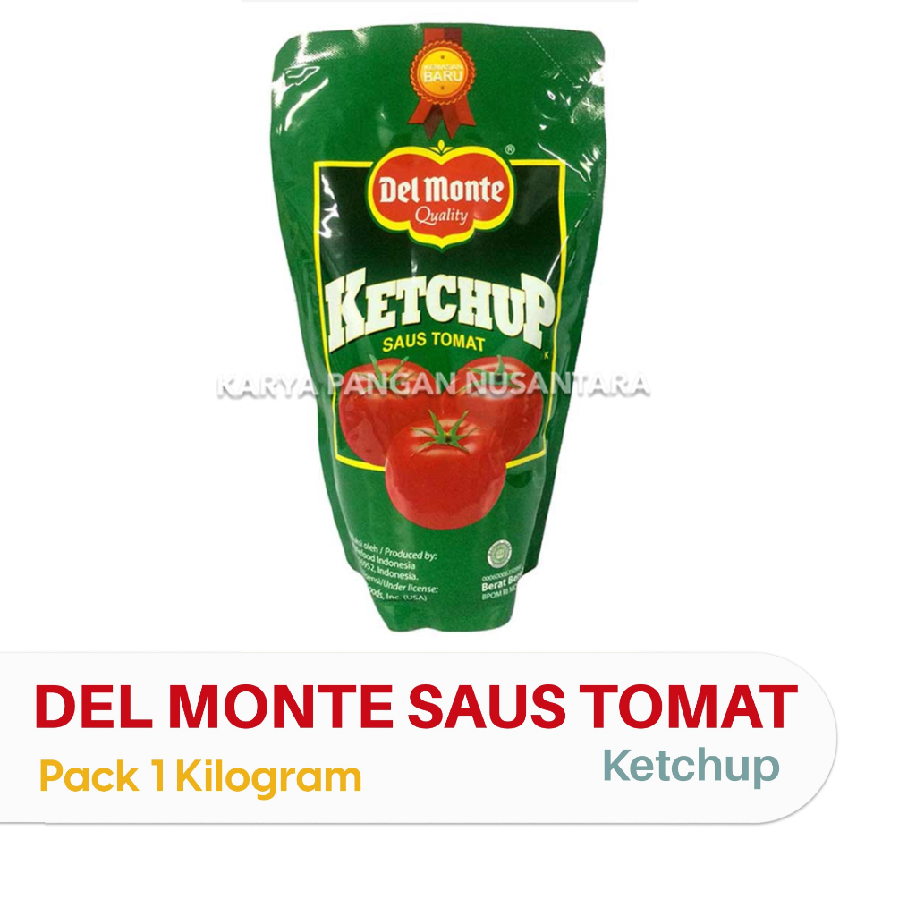 Jual SAOS TOMAT DEL MONTE SAUS TOMAT DEL MONTE TOMATO SAUCE POUCH 1KG ...