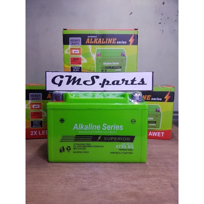 Jual AKI ALKALINE NINJA 250 FI, NINJA 250 KARBU, ZX25R, Z 250