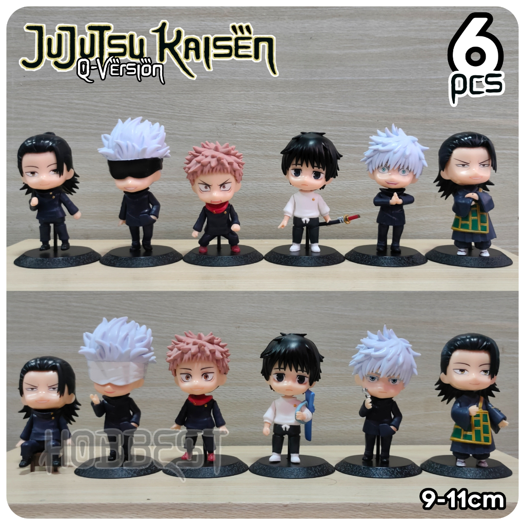 Jual Action Figure JUJUTSU KAISEN Isi 6 Pcs Miniatur Topper Kue ...