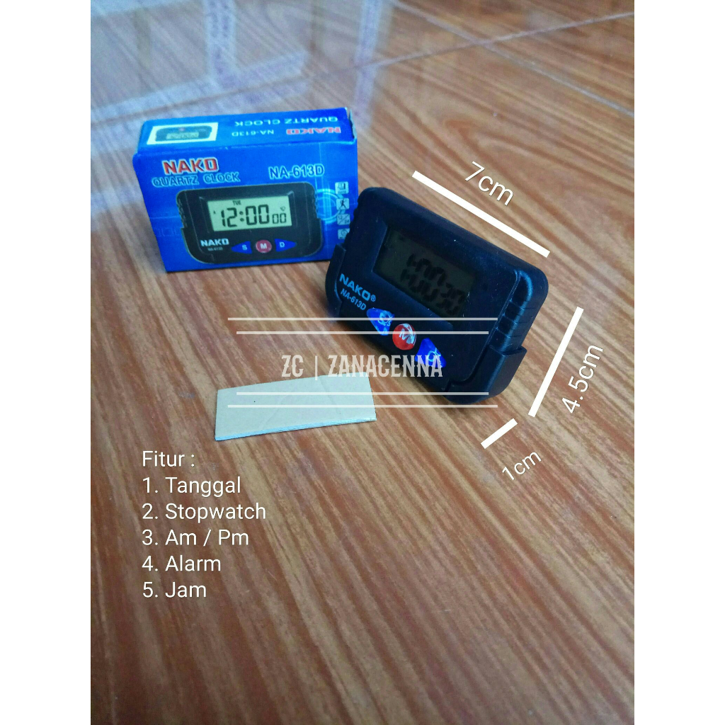 Jual Jam Digital kecil / jam untuk di mobil | Shopee Indonesia