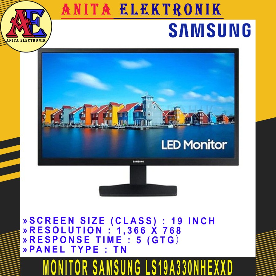 Jual Monitor Samsung led 19 inch LS19A330 19A330 LS19A330NHEXXD ...