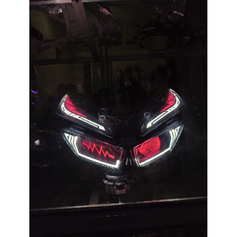 Jual Reflektor Vario 125 150 new custom single biled projector | Shopee