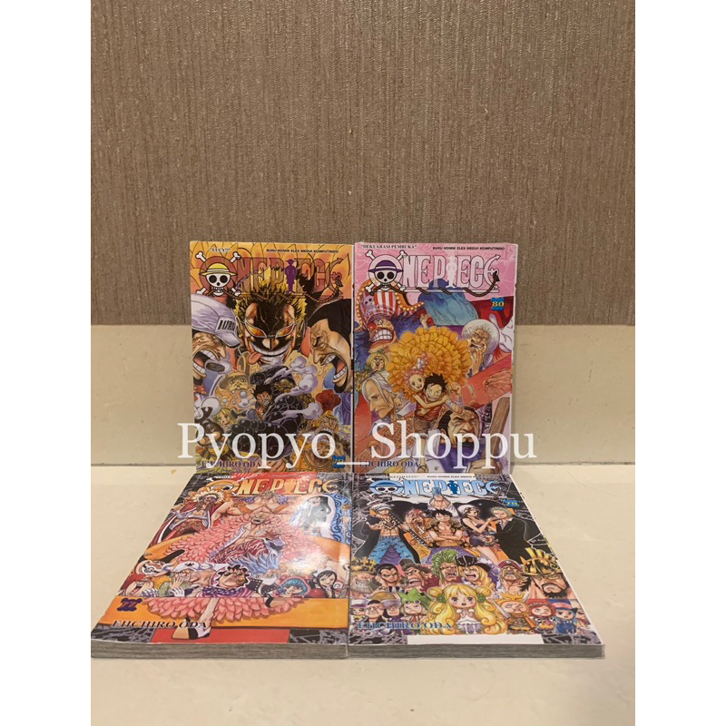 Jual Komik Manga Set One Piece Onepiece 77,78,79,80 Segel | Shopee ...