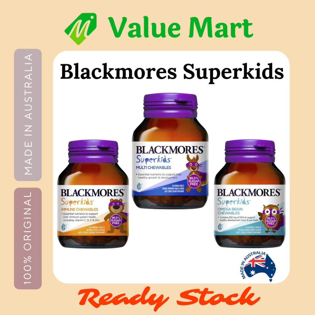 Jual Blackmores Superkids Multi Immune Omega Brain Chewables Vitamin