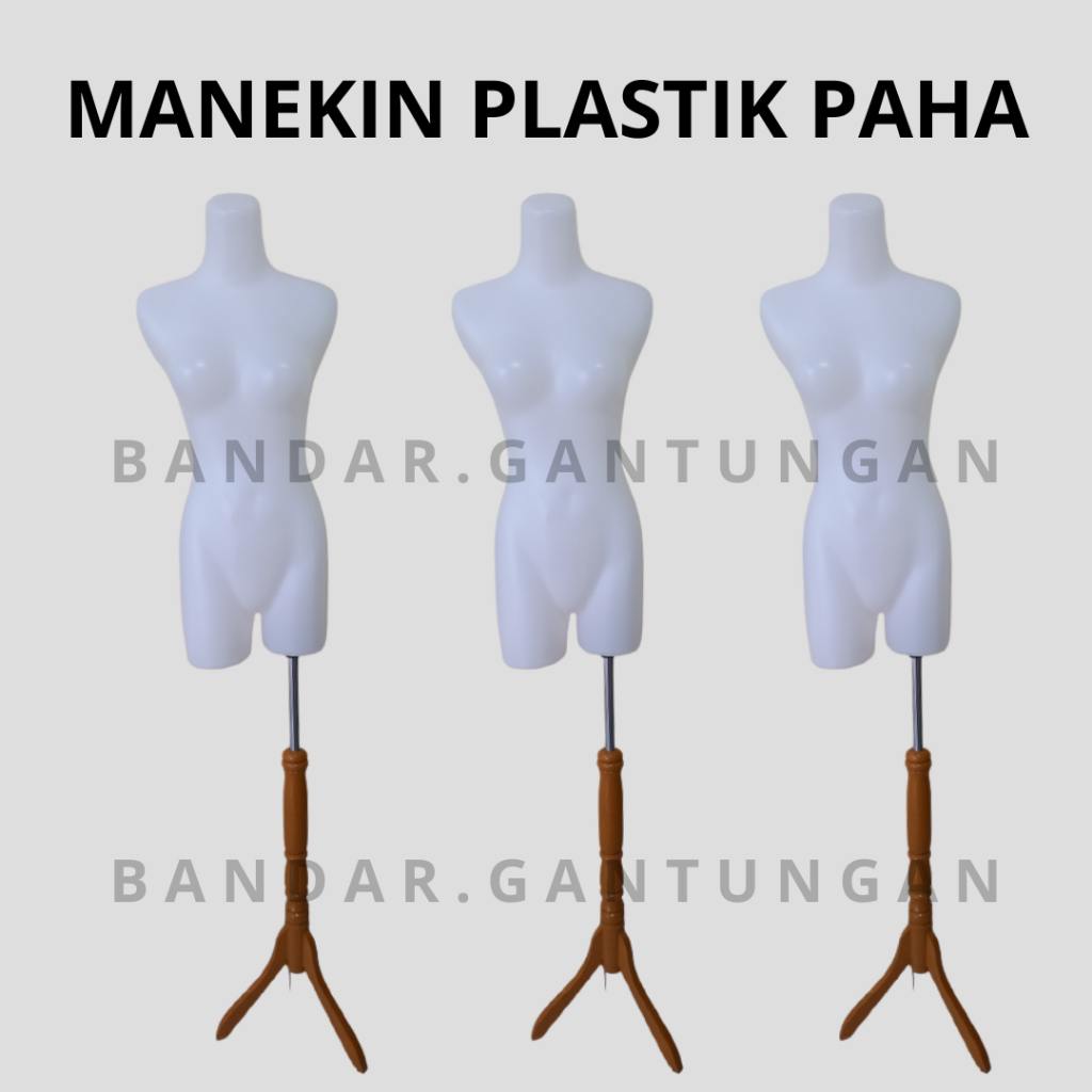 Jual Manekin Dress Making Cewe Ada Paha/Manekin Setengah Badan Plastik