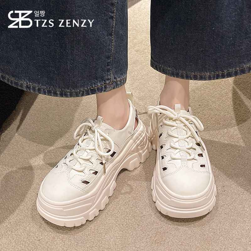 Jual TZS Zenzy Hyunjoo Platform - Sepatu Wedges Wanita - Sandal Wedges ...