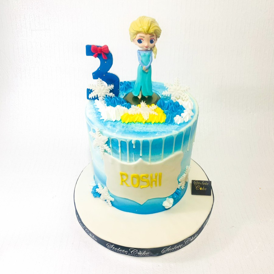 Jual Kue Ulang Tahun Custom / Birthday Cake / ELSA FROZEN/ BACA