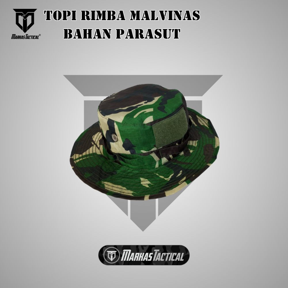 Jual TERBARU!!! TOPI RIMBA PARASUT LIPAT / TOPI RIMBA LORENG MALVINAS ...