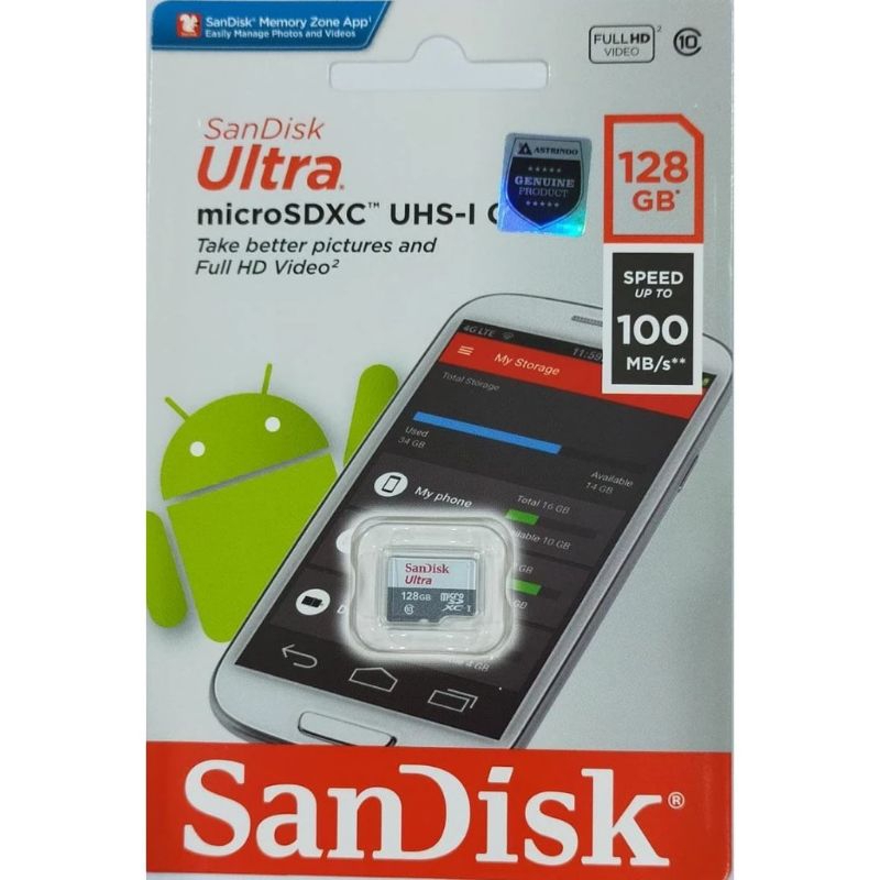 Jual SANDISK Ultra MicroSDXC UHS-I Card 128GB | Shopee Indonesia