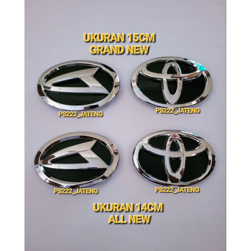 Jual Logo Emblem Grill Toyota Avanza Cm All New Avanza Cm Grand New