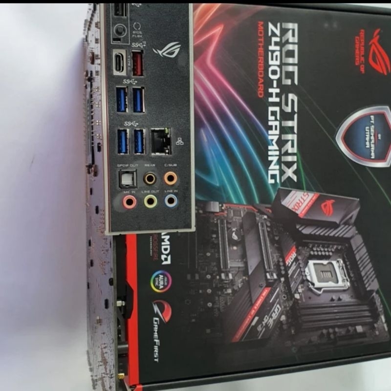 Jual Motherboard ASUS ROG Strix Z490-H Gaming+intel processor core i5 ...