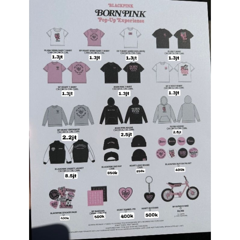 Jual BLACKPINK BORN PINK x VERDY MERCHANDISE | Shopee Indonesia