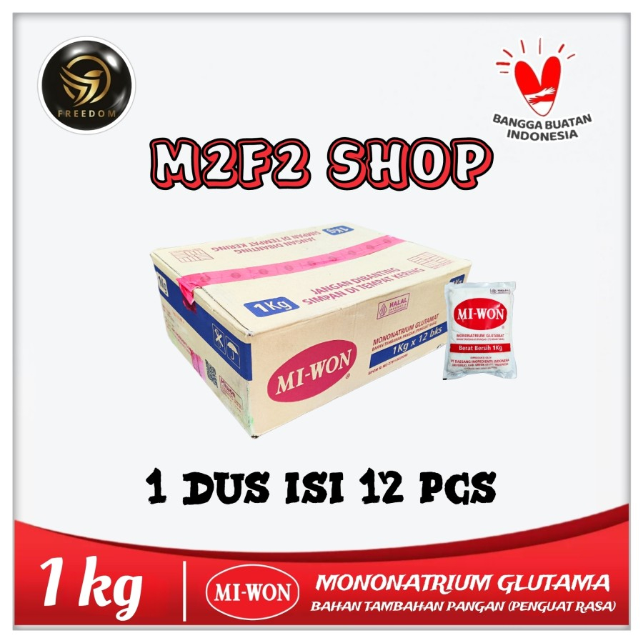 Jual MIWON MSG Penyedap | Micin Penguat Rasa Makanan - 1 Kg (Kemasan ...