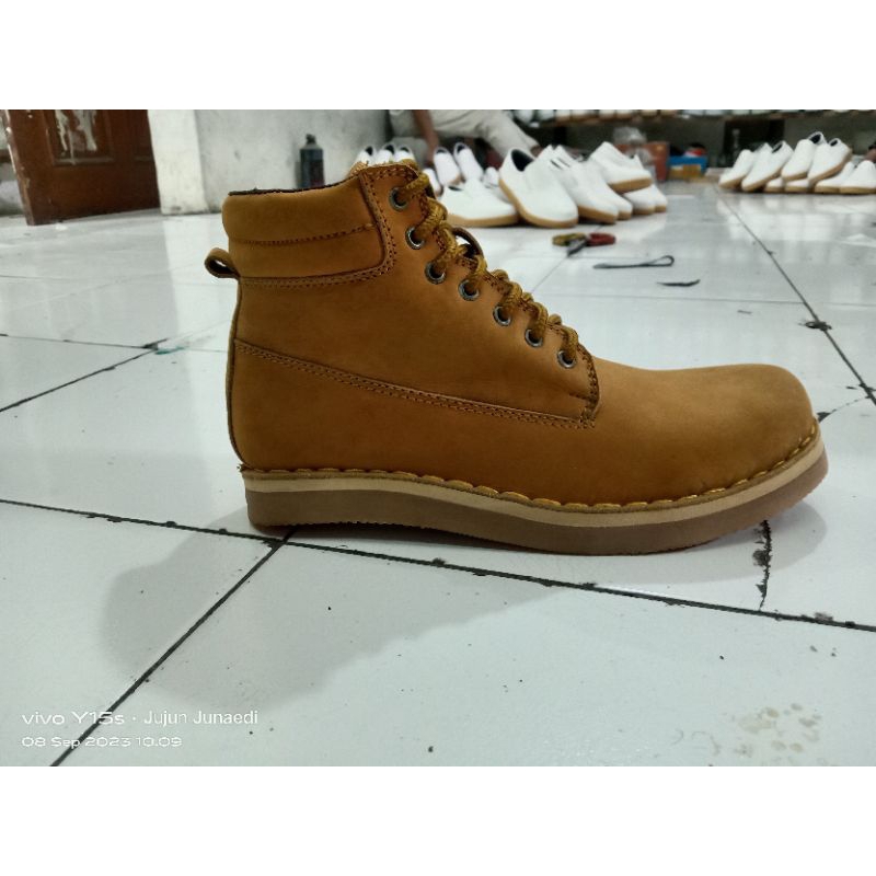 Jual Sepatu boots/pria/kulit/asli/original | Shopee Indonesia