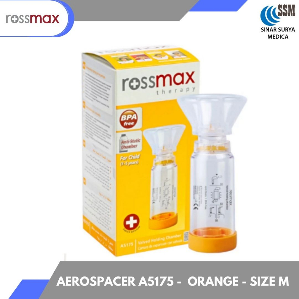 Jual Aerochamber Rossmax AS175 Aerospacer Corong Asma Aero Spacer