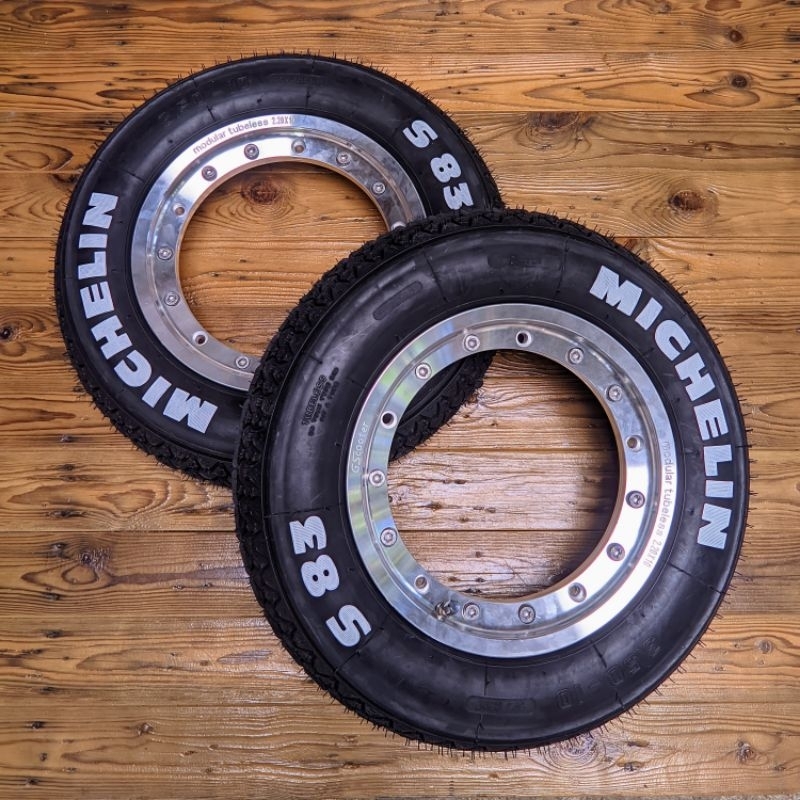 Jual Velg Tubeless GS Modular Ban Michelin S83 3.50 ring 10 velg ...