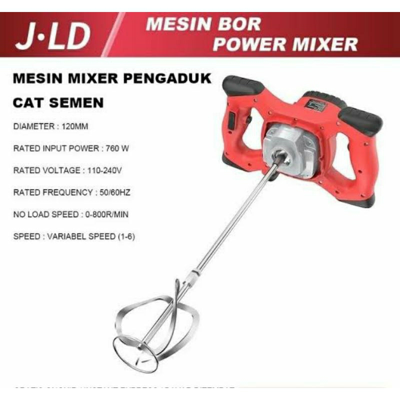 Jual Mesin pengaduk semen acian alat aduk cat JLD J1605 | Shopee Indonesia