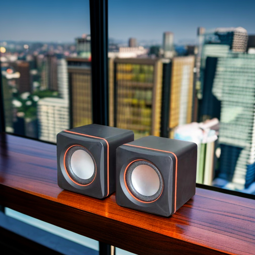 Jual Speaker Kecil Komputer Laptop Desktop Mini USB Subwoofer Berkabel