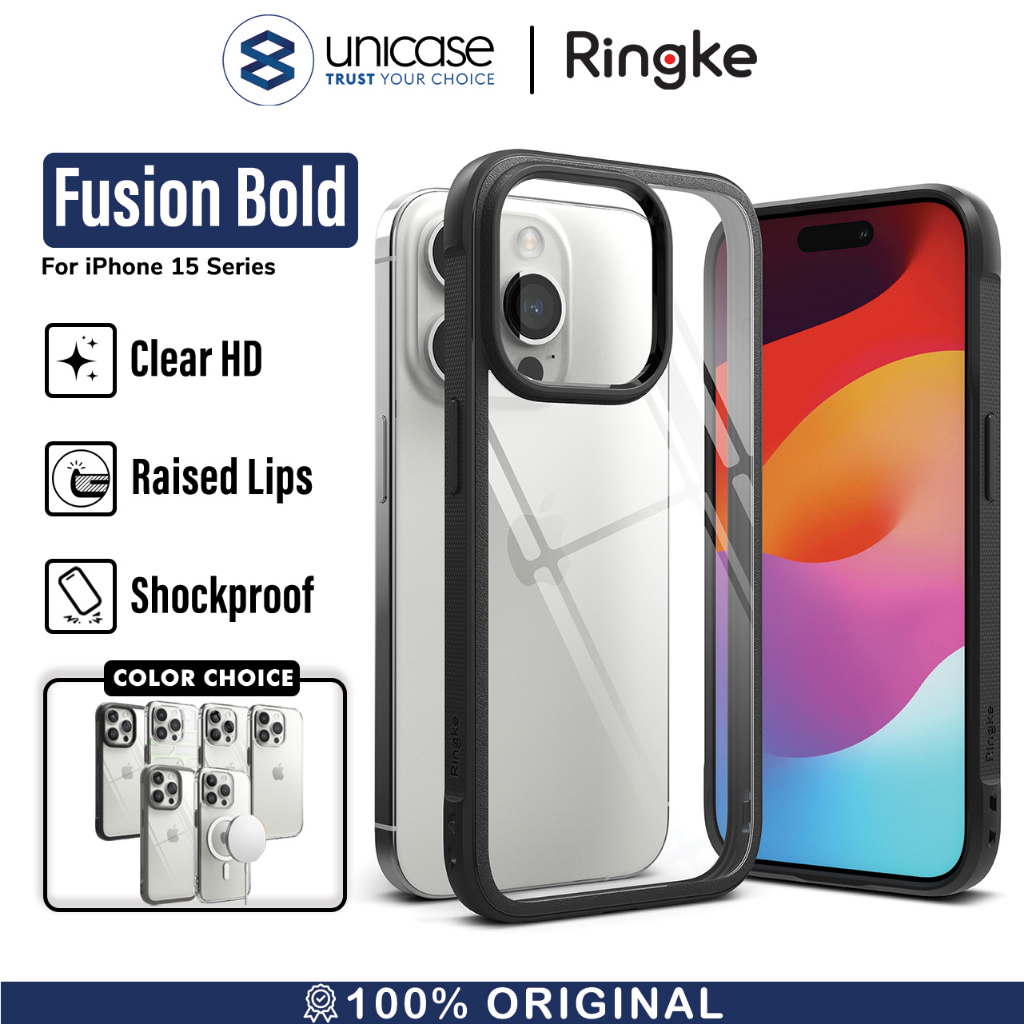 Jual Case IPhone 15 Pro Max Plus Ringke Fusion Slim Clear Magsafe ...