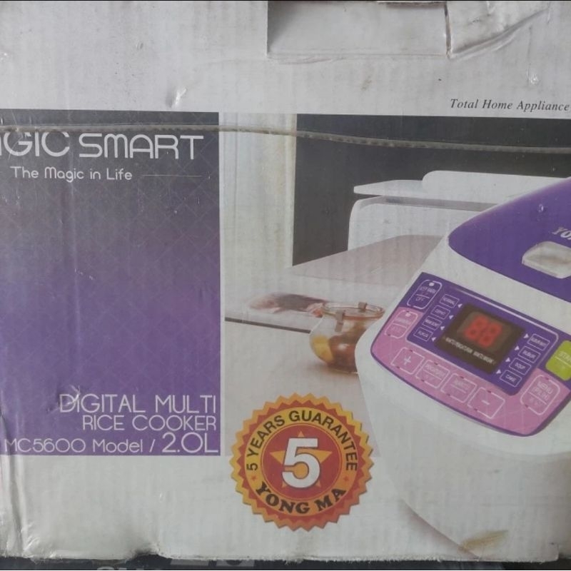 Jual Magic Smart Yong Ma Digital Rice Cooker MC 5600 2 Liter Shopee