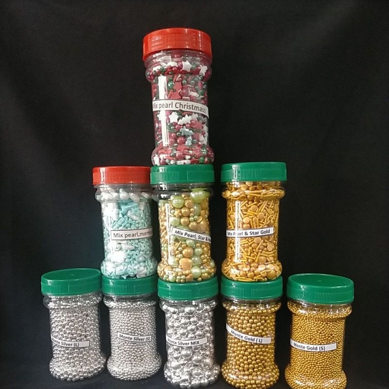 Jual springkle aneka bentuk dan warna kemasan 100 gr | Shopee Indonesia