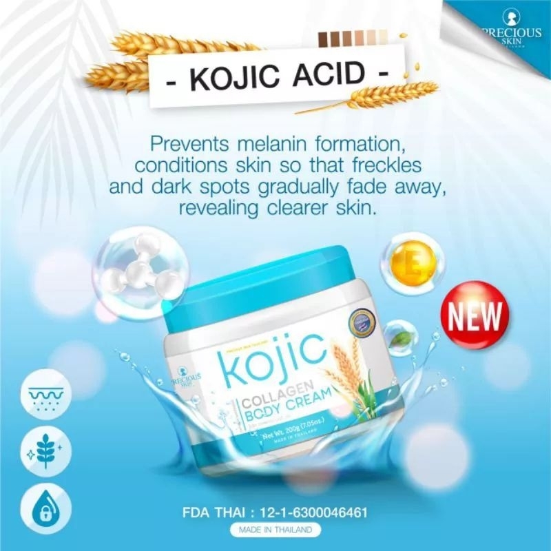Jual Kojic Collagen Body Cream Extreme Whitening Thailand Shopee