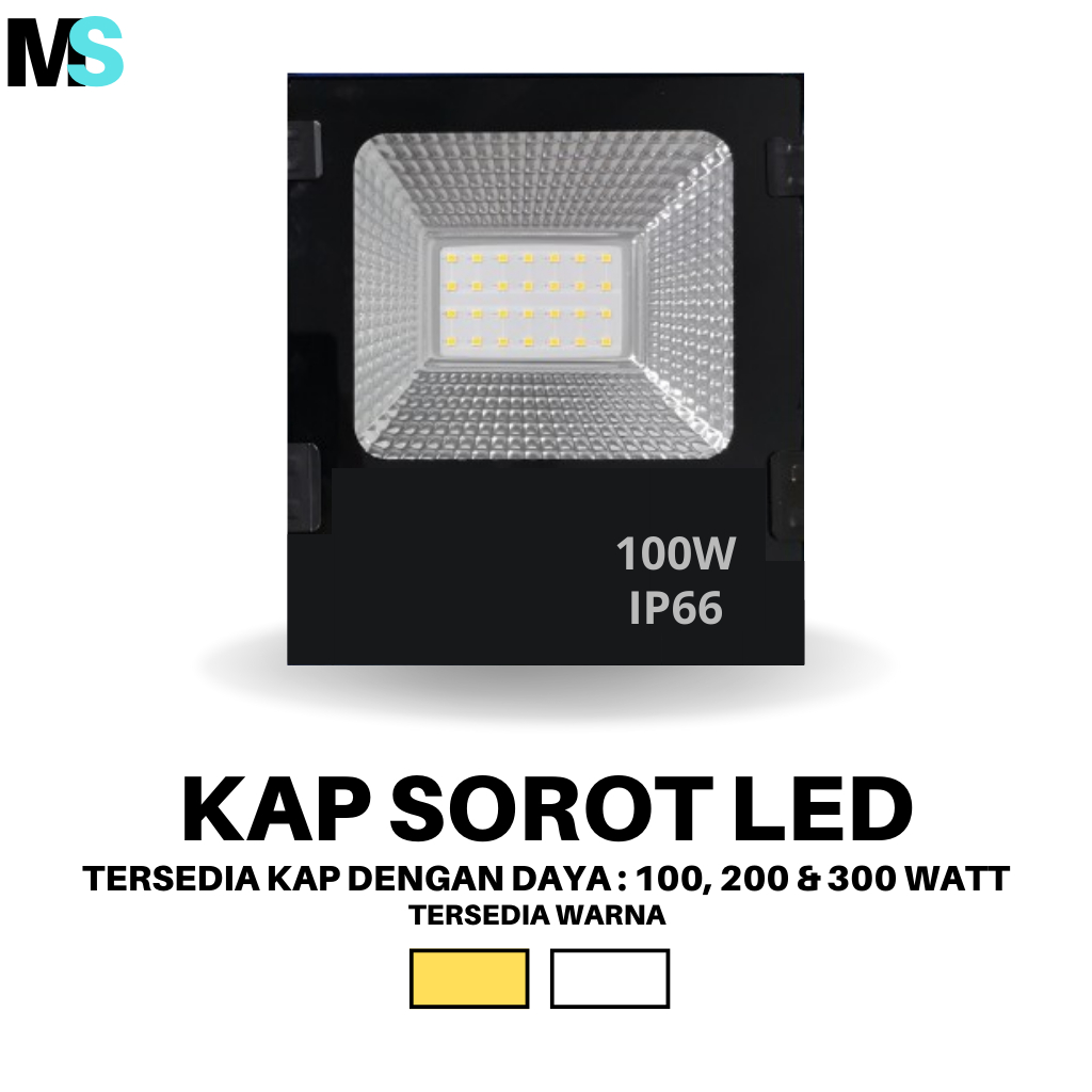 Jual Lampu Kap Sorot Led 100-300 Watt / Lampu Sorot Led / Lampu Tembak ...