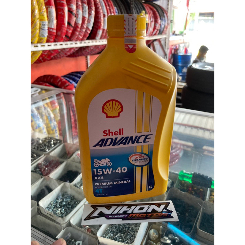 Jual OLI SHELL ADVANCE AX5 1L ORIGINAL | Shopee Indonesia