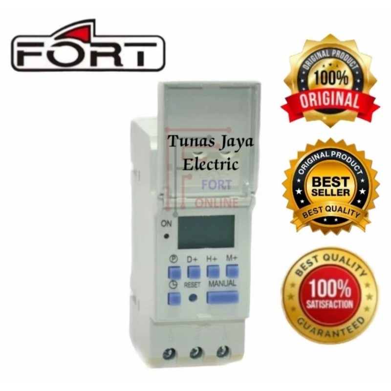 Jual Weekly Timer Digital Programmable TP8A16 FORT | Shopee Indonesia