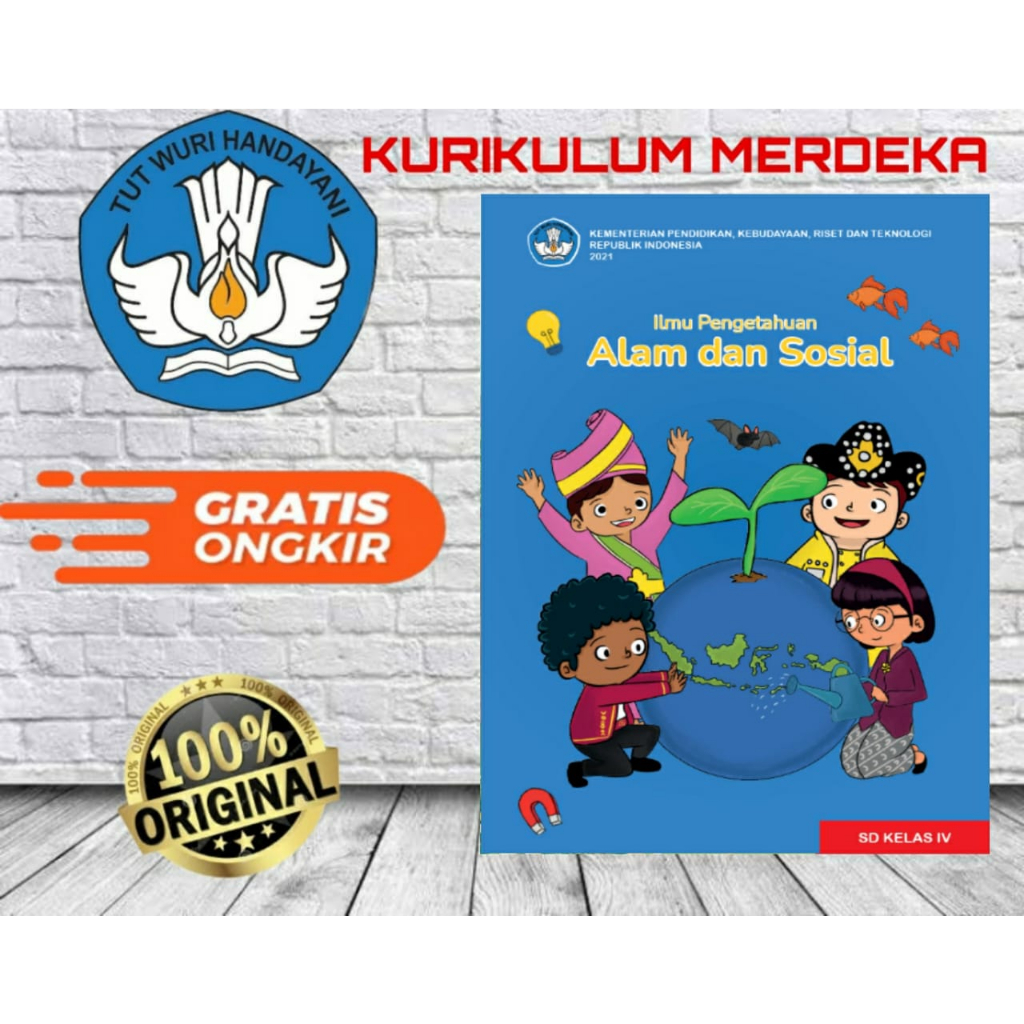 Jual Buku Paket Siswa Ilmu Pengetahuan Alam dan Sosial SD Kelas 4 ...