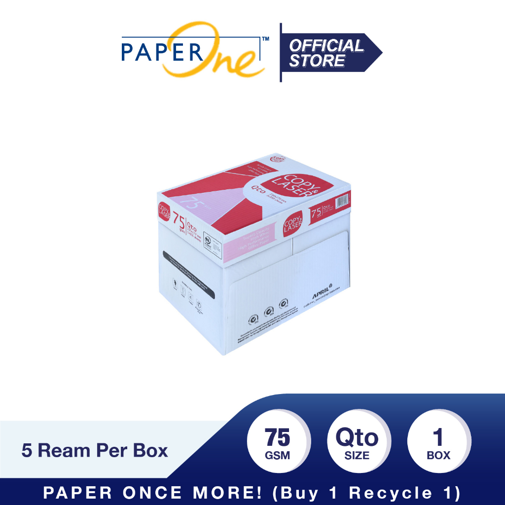 Copy & Laser  Kertas Q4 75gr Copier 1 Box (2500 lembar) Kertas HVS (2)