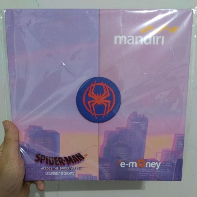 Jual Cover Buku Sampul Box Only Emoney Mandiri Card Livin Spiderman ...