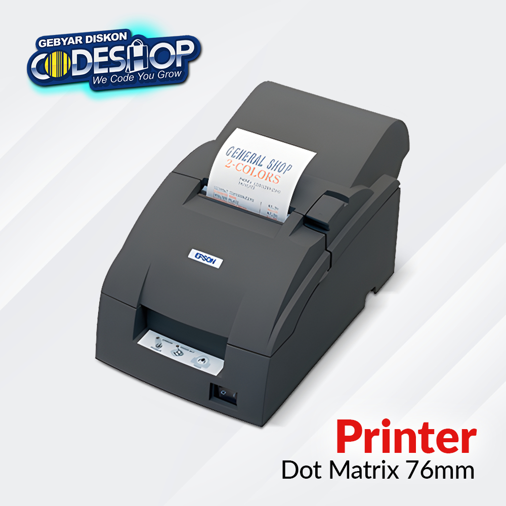 Jual Epson TMU220A Printer Dot Matrix 76mm Auto Cutter Cetak Struk Rangkap Fitur Jurnal