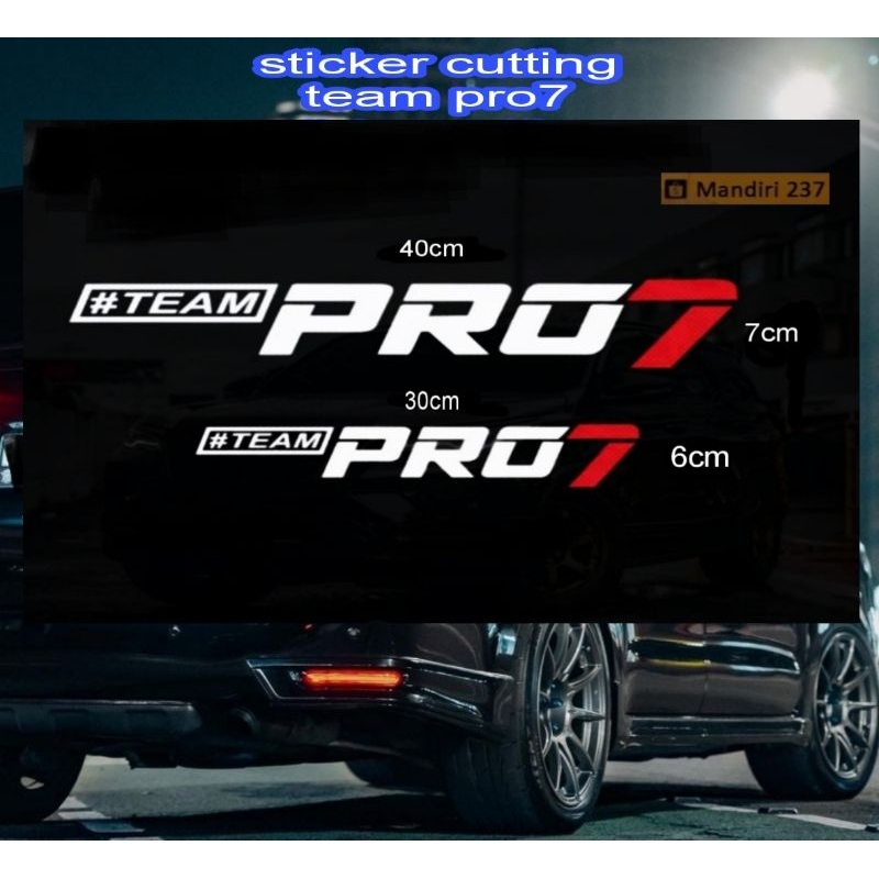 Jual stiker cutting team pro7 | Shopee Indonesia