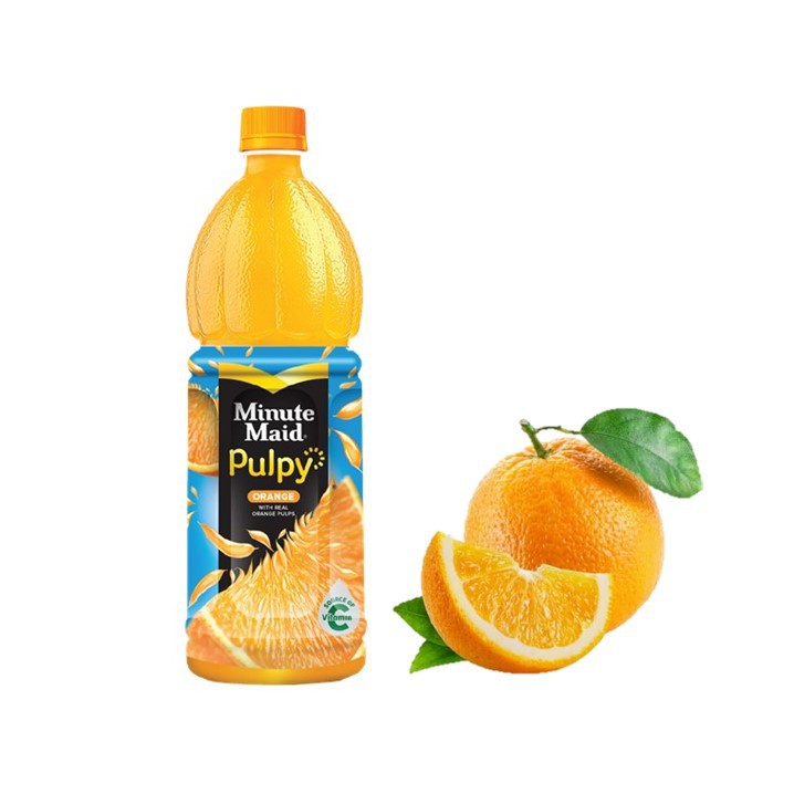 Jual Minute Maid Pulpy Orange Botol Ml Shopee Indonesia