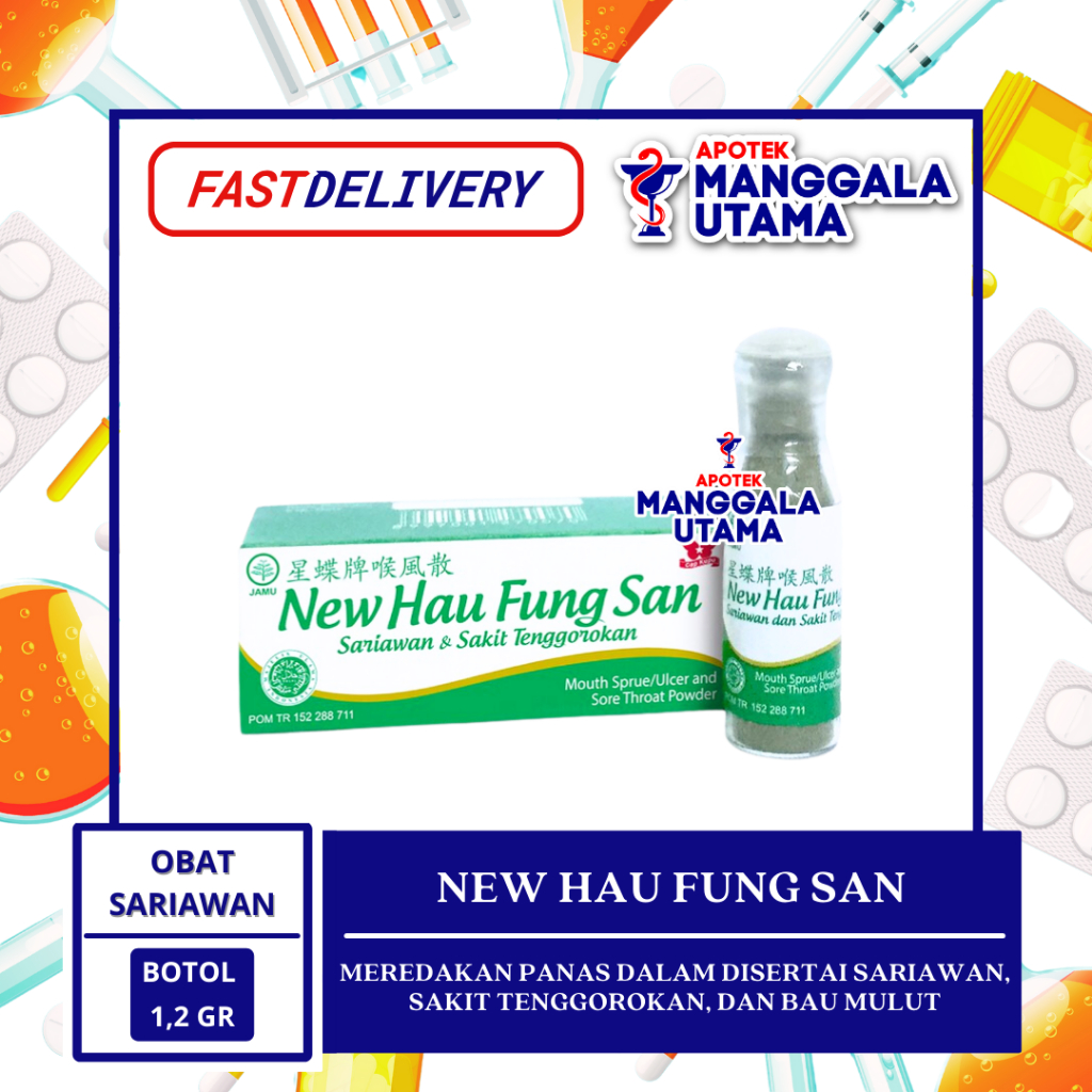 Jual New Hau Fung San Obat Sariawan Botol Shopee Indonesia