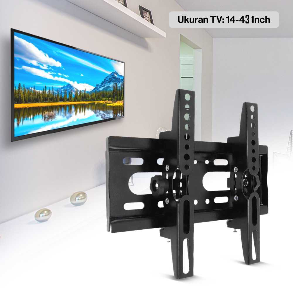 Jual Bracket TV Wall Mount VESA 200 x 200 for 1443 Inch Gantungan TV