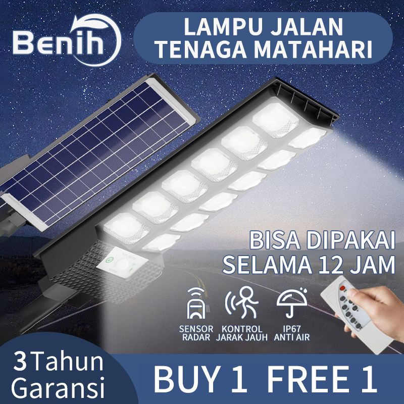 Jual Buy 1 Free 1 Lampu Surya Lampu Jalan Tenaga Surya Lampu Sensor LED ...