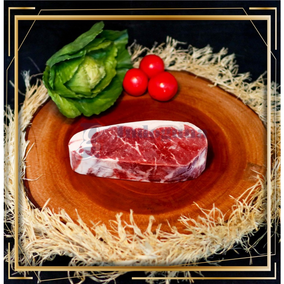 Jual AUS STRIPLOIN MB 3+ GOLD LABEL STOCKYARD CUT STEAK 300GR | Shopee ...