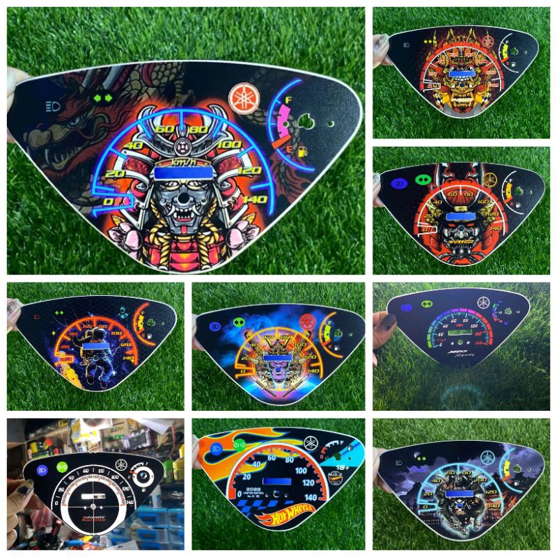 Jual Papan spidometer mio custom papan speedo mio smile mio sporty ...