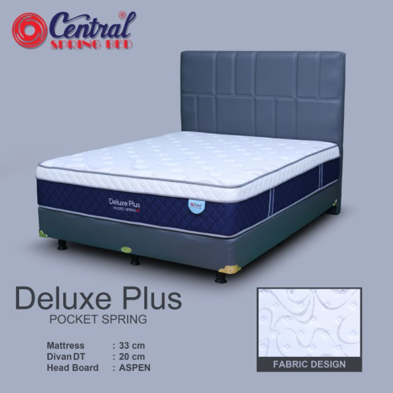 Jual Kasur Central Springbed Deluxe Plus Pocket Springs 180 X 200 ...
