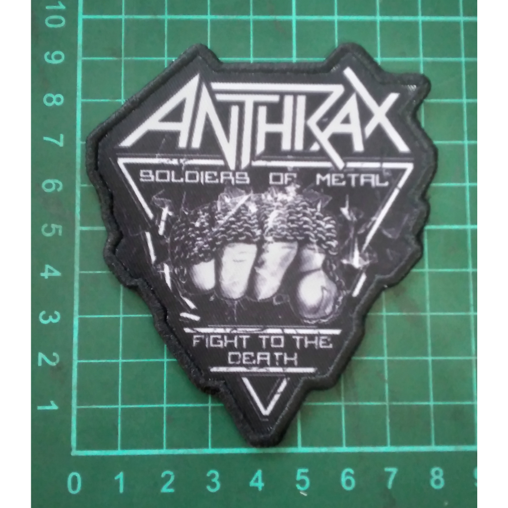 Metallica Death Magnetic Arrow Woven Patch –