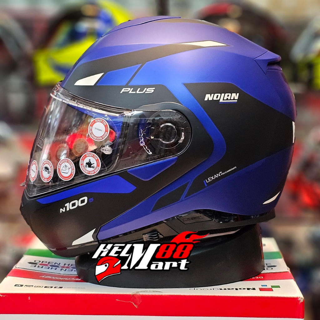 Helm Nolan N100-5 PLUS (Free Pinlock) Nolan Flip Up Nolan N1005  N100+ N100