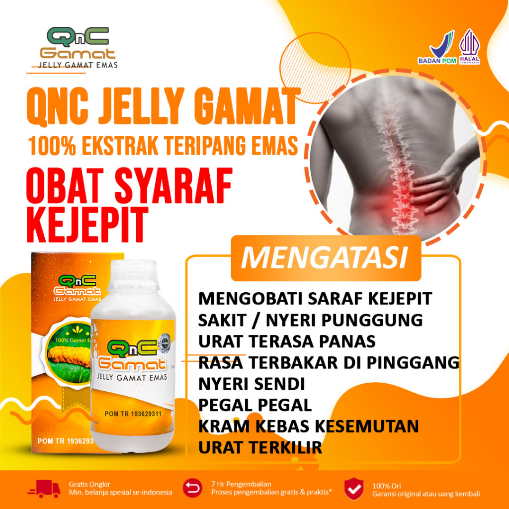 Jual Obat Saraf Kejepit Sakit Pinggang Nyeri Bokong Urat Kaki Bengkak