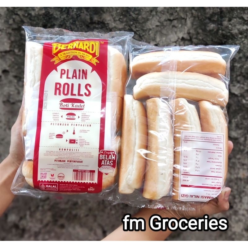 Jual Roti Hotdog Bernardi | Bernardi plain Rolls | Shopee Indonesia