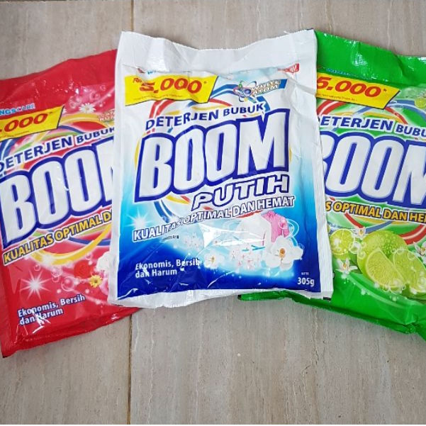 Jual BOOM Deterjen Bubuk 280gr / Boom Powder Detergent | Shopee Indonesia