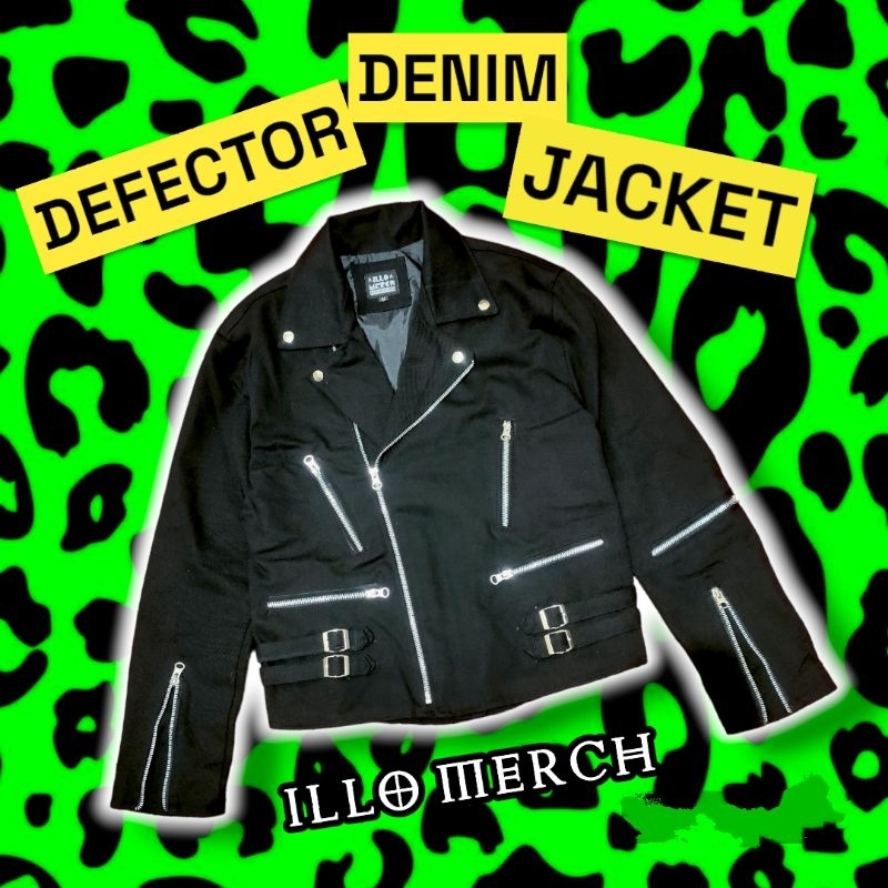 Jual DEFECTOR DENIM JACKET / JAKET KANVAS PUNK | Shopee Indonesia