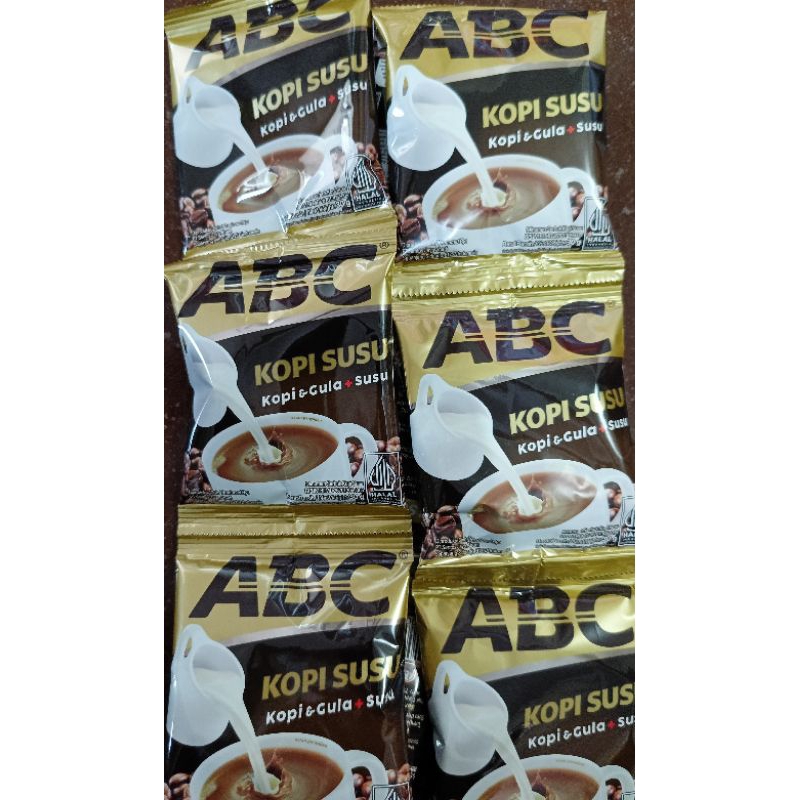 Jual Abc Kopi Susu Renceng Isi Pcs Shopee Indonesia